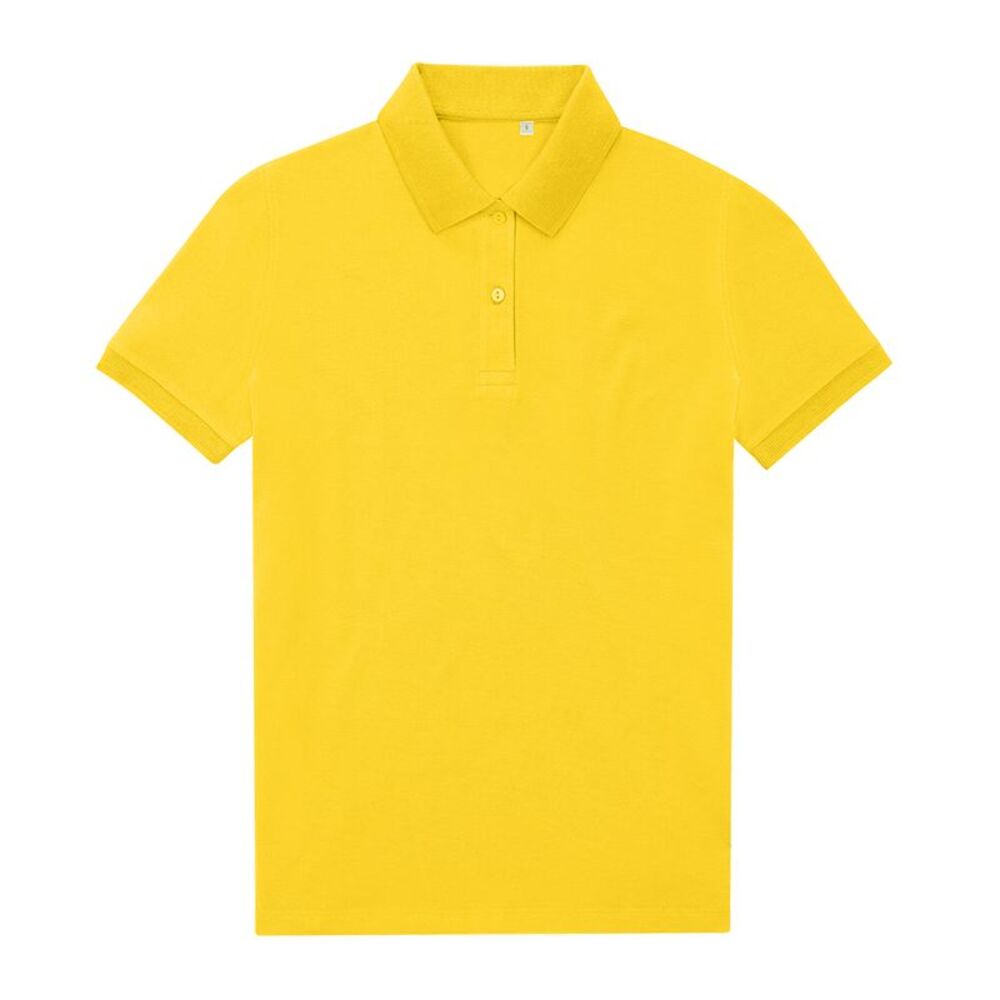 B&C Womens/Ladies My Eco Polo Shirt / Pop Yellow